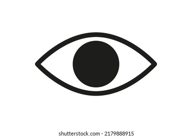 Password hidding icon. Icon for data privacy and sensitive content mark. Outline vector illustration isolated in white background