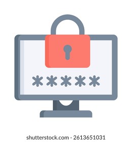 Password Icon Element For Design