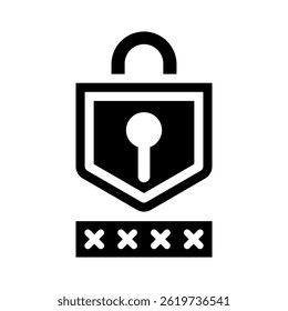 Password Icon Element For Design