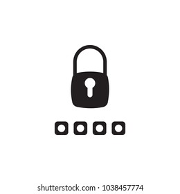 password icon. Elements of cyber security icon. Premium quality graphic design. Signs and symbols collection icon for websites, web design, mobile app, info graphics on white background