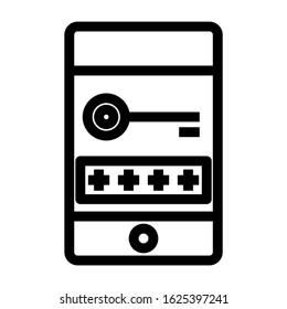 password icon or logo isolated sign symbol vector illustration - high quality black style vector icons
