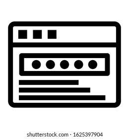 password icon or logo isolated sign symbol vector illustration - high quality black style vector icons
