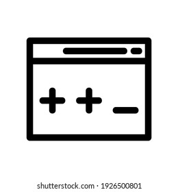 icono de contraseña o logotipo símbolo de signo aislado ilustración vectorial - iconos vectoriales de estilo negro de alta calidad
