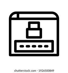 password icon or logo isolated sign symbol vector illustration - high quality black style vector icons
