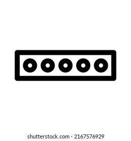 Passwortsymbol oder Logo einzeln auf Zeichen, Vektorgrafik - hochwertige Vektorsymbole mit schwarzem Hintergrund
