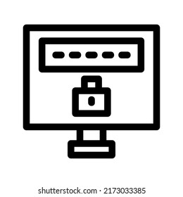 password icon or logo isolated sign symbol vector illustration - high quality black style vector icons
