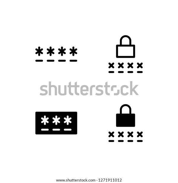 password-icon-logo-vector-symbol-code-stock-vector-royalty-free