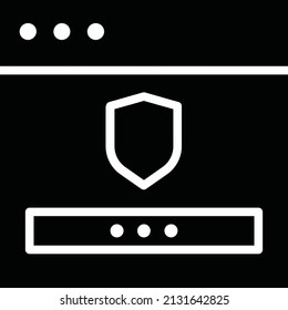 Icono de contraseña. Firma Y Símbolo De Programación. Símbolo de código para el diseño del sitio web, logotipo, aplicación, interfaz de usuario.