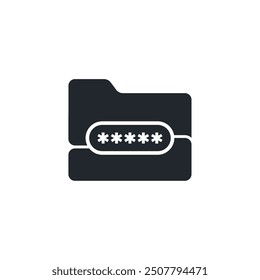 Password icon symbol template for graphic and web design collection logo vector illustration