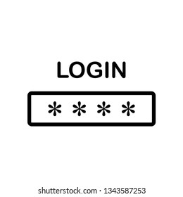 password icon template