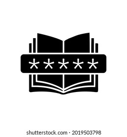 Password icon vector. protection illustration sign. security symbol or logo.