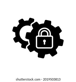 Password icon vector. protection illustration sign. security symbol or logo.