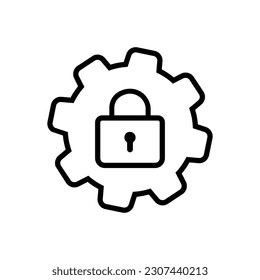 Password icon vector. protection illustration sign. security symbol or logo.