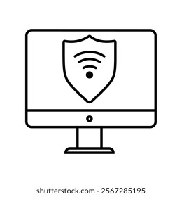 Password icon vector. protection illustration sign. security symbol or logo.