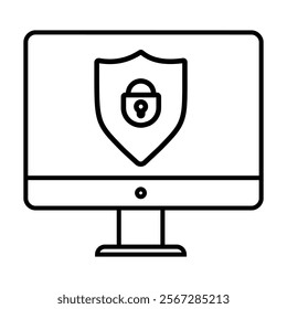 Password icon vector. protection illustration sign. security symbol or logo.
