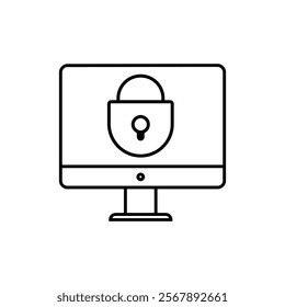 Password icon vector. protection illustration sign. security symbol or logo.