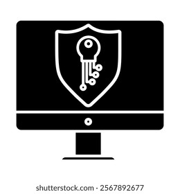 Password icon vector. protection illustration sign. security symbol or logo.