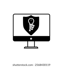 Password icon vector. protection illustration sign. security symbol or logo.
