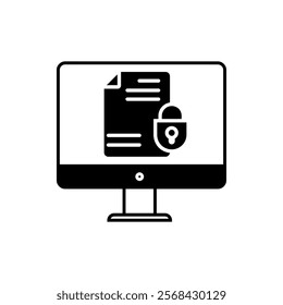 Password icon vector. protection illustration sign. security symbol or logo.