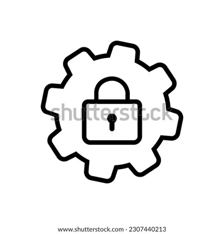 Password icon vector. protection illustration sign. security symbol or logo.