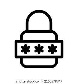 Design-Illustration des Passwortsymbols Vector