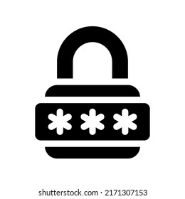 Password Icon Vector Symbol Design Illustration