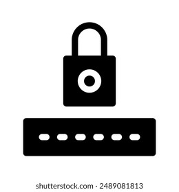 Password Icon Vector Symbol Design Illustration