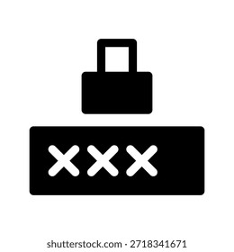 Password Icon Vector Symbol Design Illustration