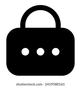 Icono de contraseña para web, app, uiux, infografía, etc