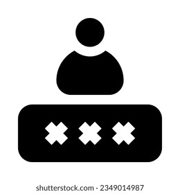 icono de contraseña para tu sitio web, móvil, presentación y diseño de logotipo.