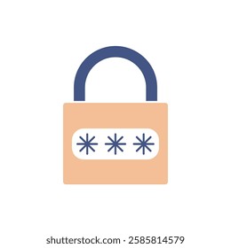 password icons  symbol vector elements for infographic web