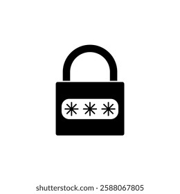 password icons  symbol vector elements for infographic web