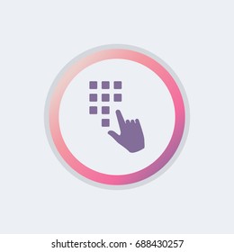 password icon.saving sign