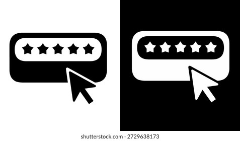 Password input field with stars and cursor icon secure login concept