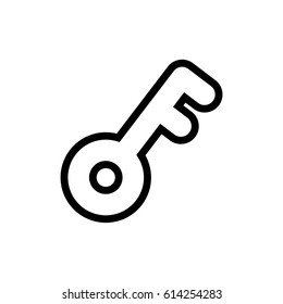 Password key line icon