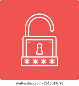Password Key vector icon. Can be used for printing, mobile and web applications.