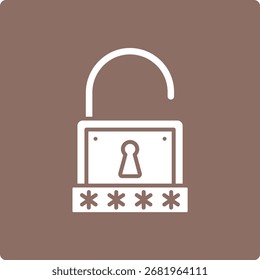 Icono de Vector de la llave de Contraseña. Se puede utilizar para aplicaciones de impresión, móviles y de Web.