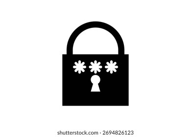 senha com ícone de cadeado, cadeado, segurança, ícone de cadeado.