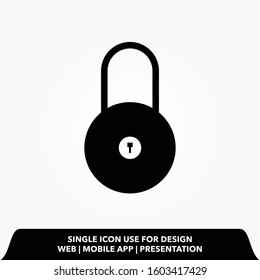 password lock line sign icon.password lock vector illustration.