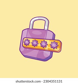 Password Locked Concept with Padlock Vector
