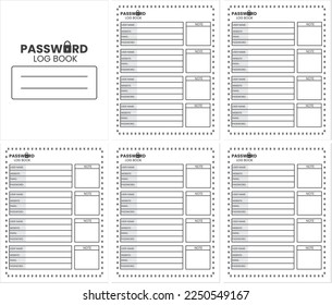 Password Log Book. Password Log Book can keep track and record all your passwords or usernames in one place.