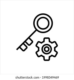Diseño de símbolo de icono del vector de administración de contraseñas