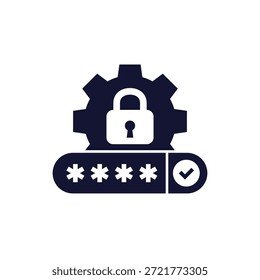 Icono de administrador de Contraseña en blanco