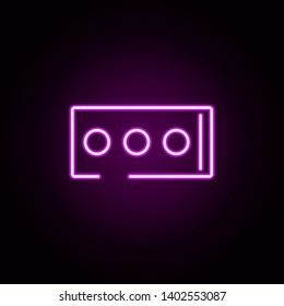 password neon icon. Elements of security set. Simple icon for websites, web design, mobile app, info graphics