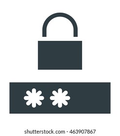 Password Privacy Colored Vector Icon