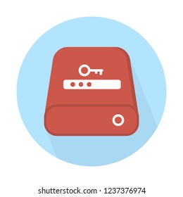 Password protected disk