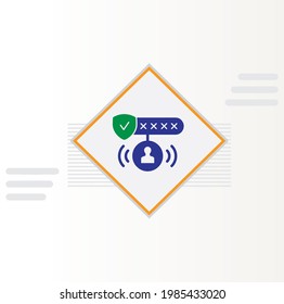 
password protected email icon vector design