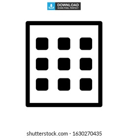 password protected icon or logo isolated sign symbol vector illustration - high quality black style vector icons
