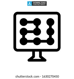 password protected icon or logo isolated sign symbol vector illustration - high quality black style vector icons
