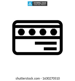 password protected icon or logo isolated sign symbol vector illustration - high quality black style vector icons
